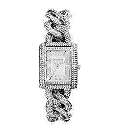 michael kors chain link watch silver|Michael Kors emery watch.